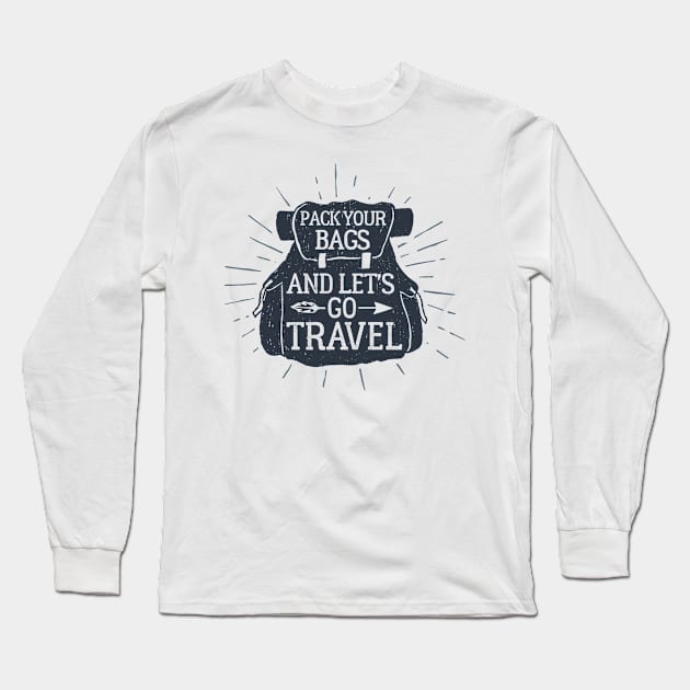 Traveler Long Sleeve T-Shirt by Hastag Pos